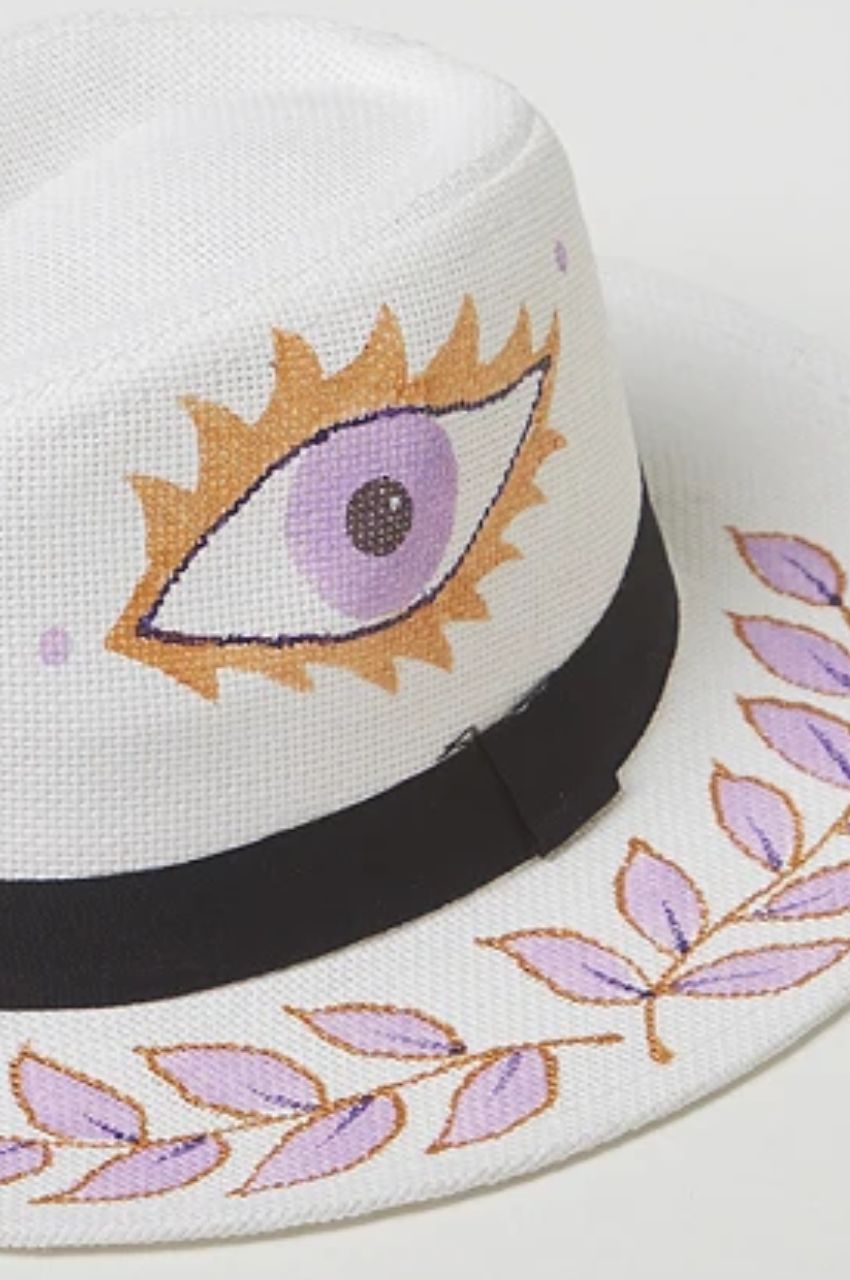 Καπέλο με τύπωμα μάτι (2)