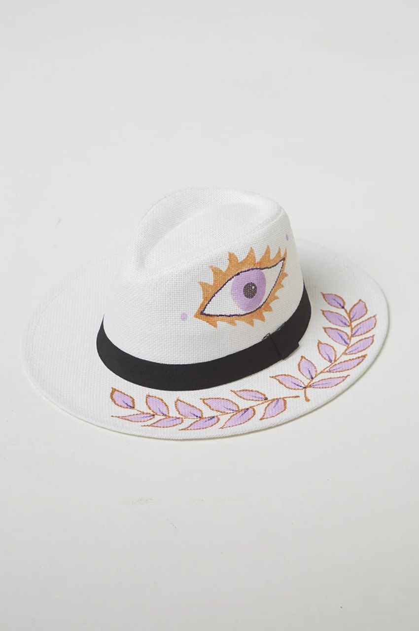 Καπέλο με τύπωμα μάτι