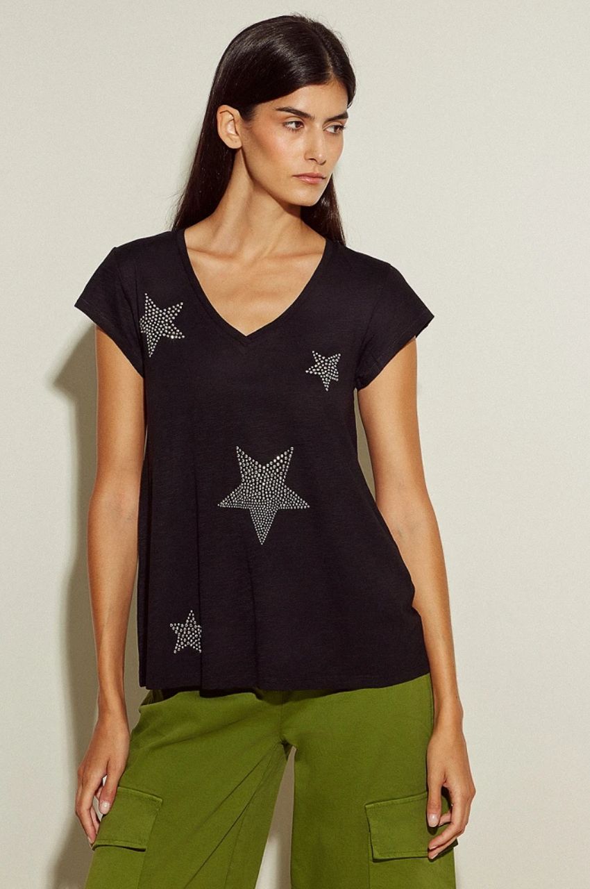 Τ shirt με σχέδιο αστέρια